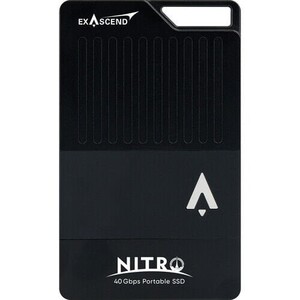 Exascend - Exascend Nitro Portable SSD USB4 Black 4TB
