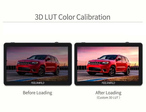 FEELWORLD F6 PLUS 6 inç 3D LUT Kamera Alan Monitörü 1920x1080 HD 4K HDMI