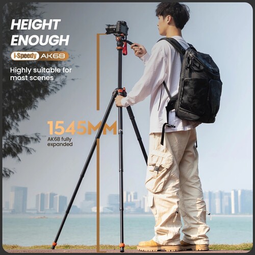Fotopro AK68 Fluid Video Tripod