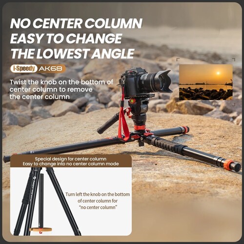 Fotopro AK68 Fluid Video Tripod