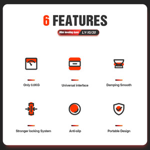 Fotopro LY-10 Mini Leveling Base - Thumbnail