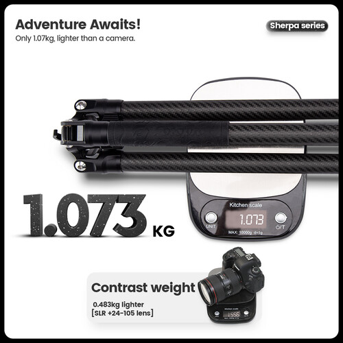 Fotopro Sherpa Plus Karbon Fiber Tripod
