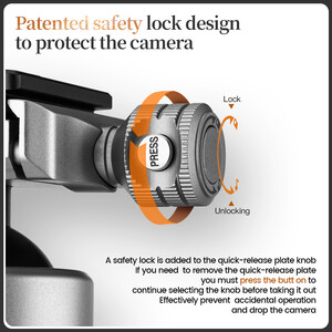 Fotopro T-Roc Plus Profesyonel Tripod - Thumbnail