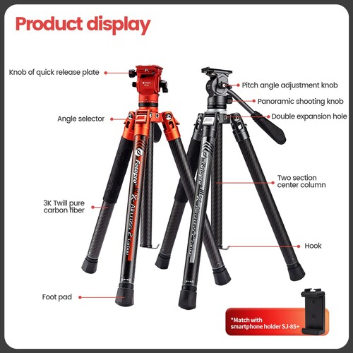 Fotopro X-Aircross 2 Video Tripod