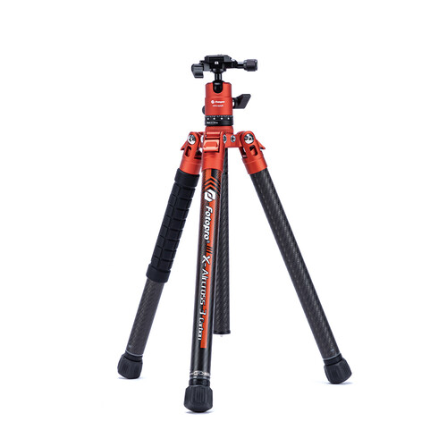 Fotopro X-Aircross 3 Karbon Fiber Video Tripodu (Turuncu)