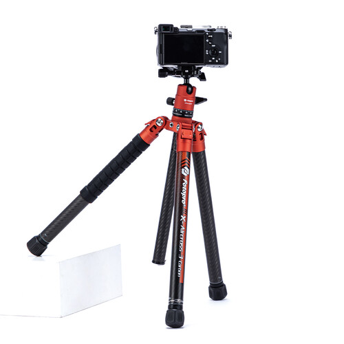 Fotopro X-Aircross 3 Karbon Fiber Video Tripodu (Turuncu)