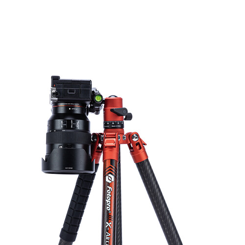 Fotopro X-Aircross 3 Karbon Fiber Video Tripodu (Turuncu)