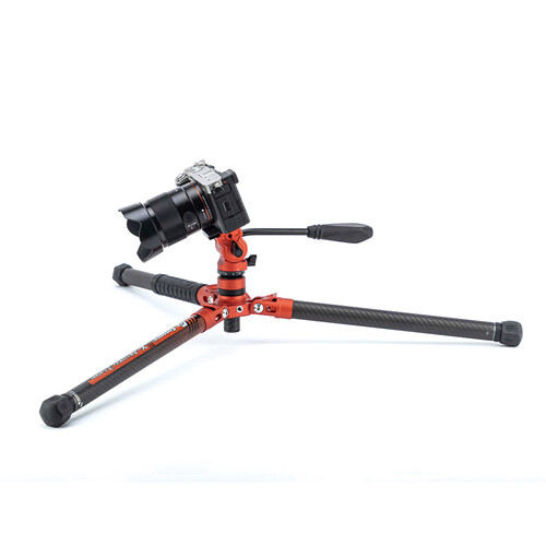 Fotopro X-Aircross 3 Karbon Fiber Video Tripodu (Turuncu)
