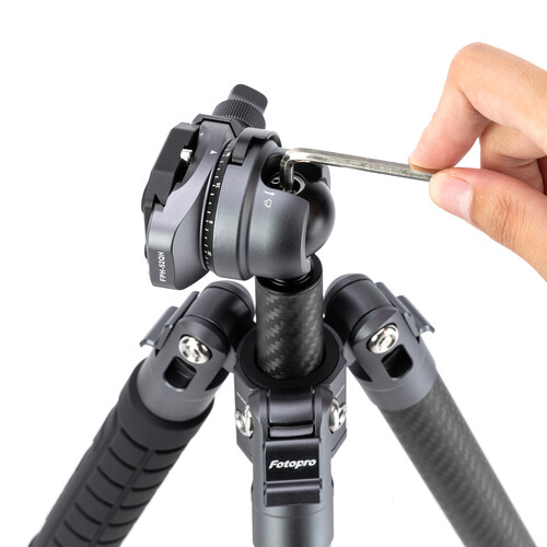 FOTOPRO X-AIRFLY Karbon Fiber Tripod (Gri)