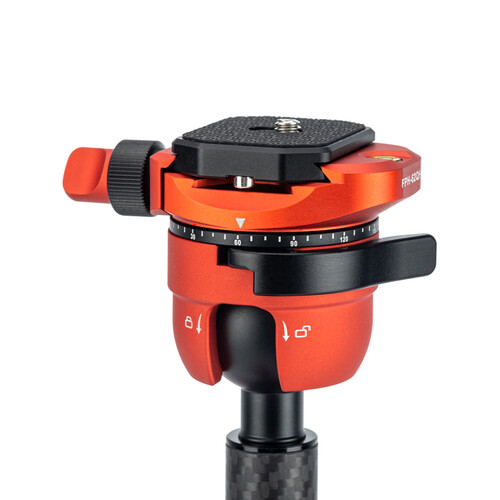 FOTOPRO X-AIRFLY Karbon Fiber Video Tripod (Turuncu)