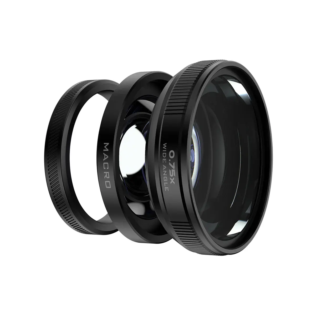 Freewell - Freewell 2-in-1 Wide-Angle and Macro Lens for FUJIFILM X100 Series BLACK