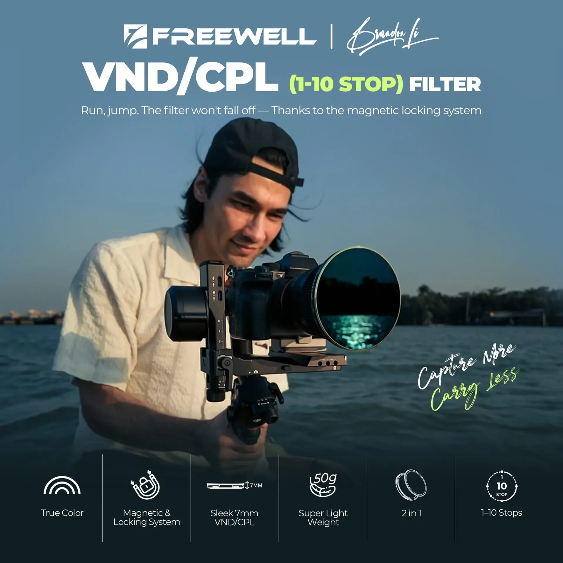 Freewell Brandon Li Variable ND/CPL Cine Kit - 95mm - Thumbnail