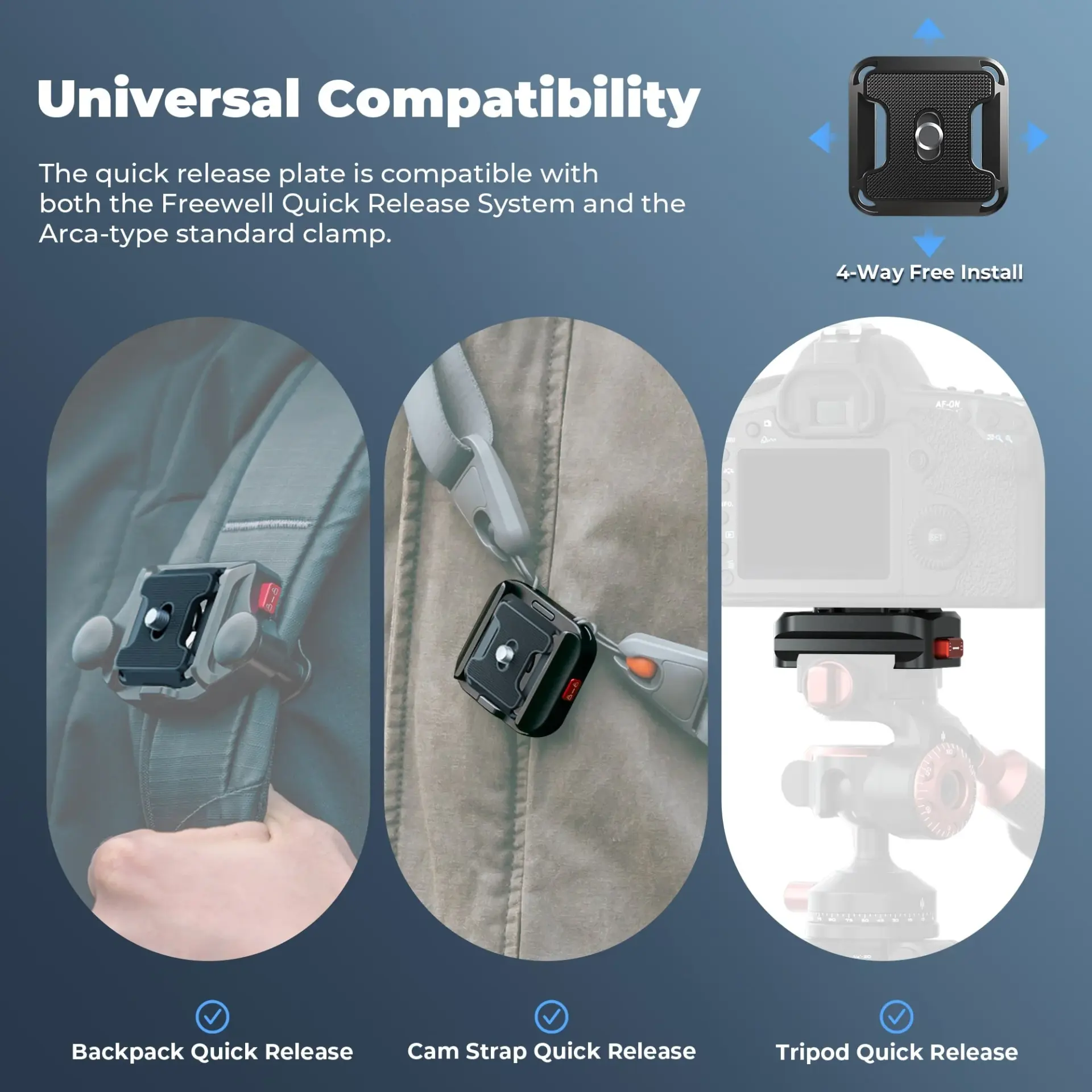 Freewell - Freewell Camera Strap Quick Release Clamp (1)