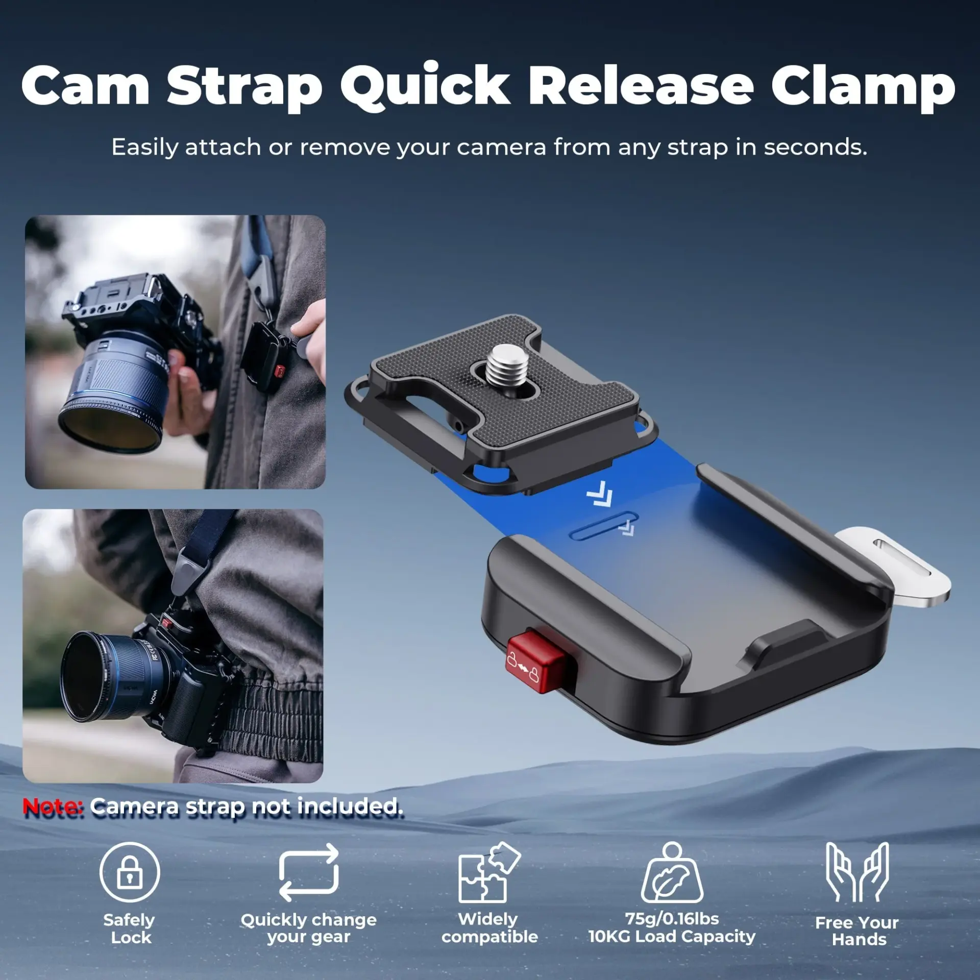 Freewell Camera Strap Quick Release Clamp - Thumbnail