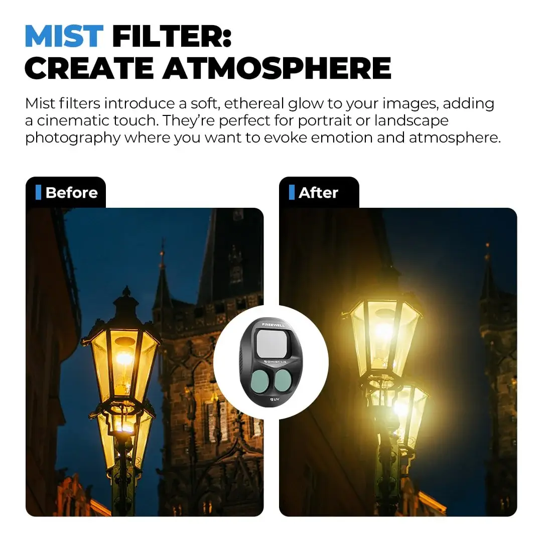 Freewell DJI Mavic 4 Pro Glow Mist 1/4 Filter - Thumbnail