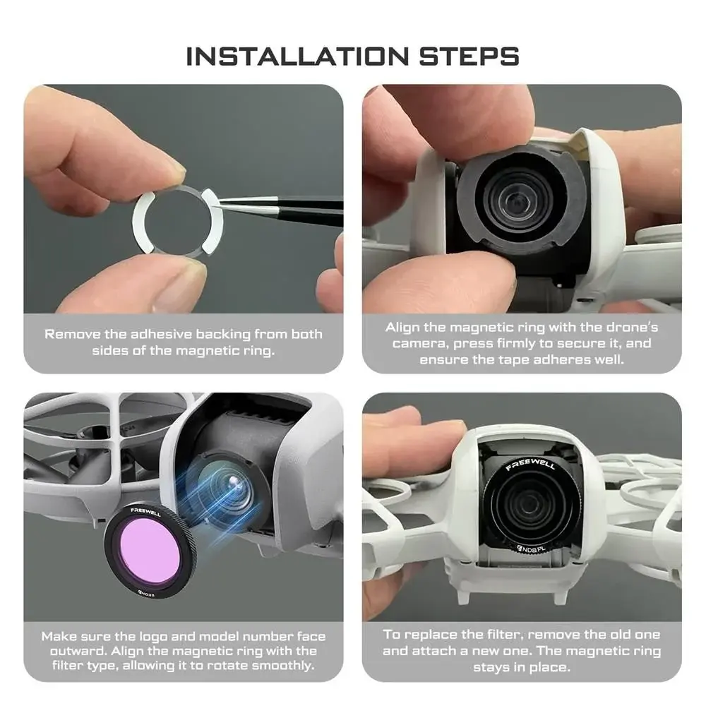 Freewell DJI Neo Magnetic ND Filters 3Pack