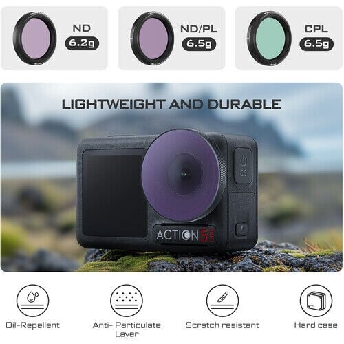 Freewell DJI Osmo Action 5 Pro Filters Mega 12Pack