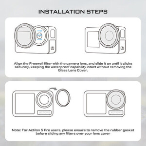 Freewell DJI Osmo Action 5 Pro Filters Mega 12Pack - Thumbnail