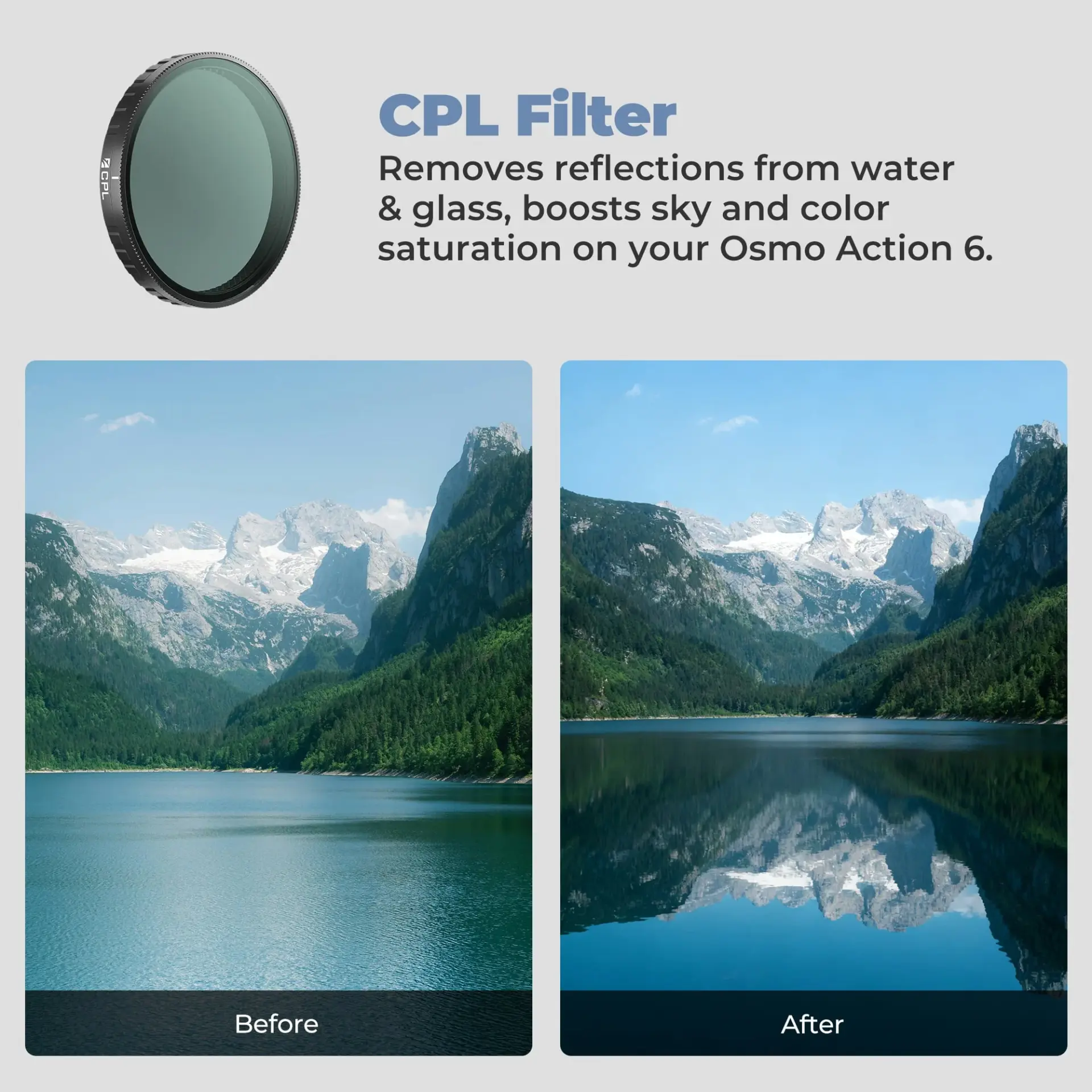 Freewell DJI Osmo Action 6 Circular Polarizer Filter