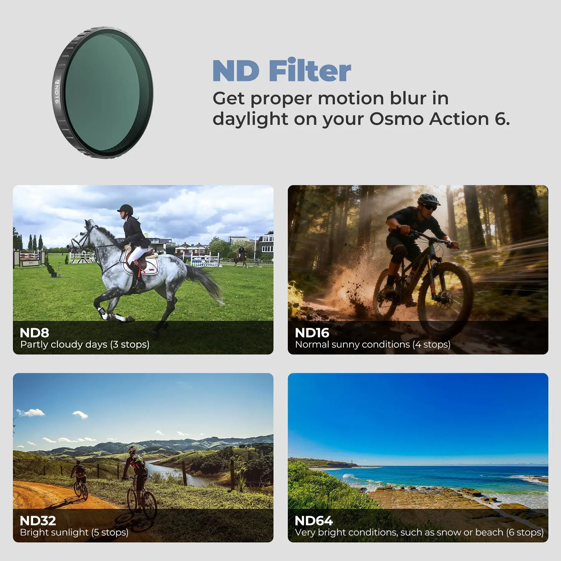 Freewell DJI Osmo Action 6 Filters Mega 12 Pack - Thumbnail