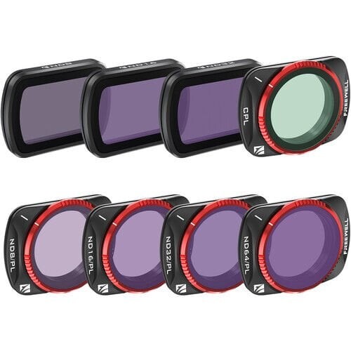 Freewell DJI Osmo Pocket 3 All-Day Filter Kiti (8-Pack)