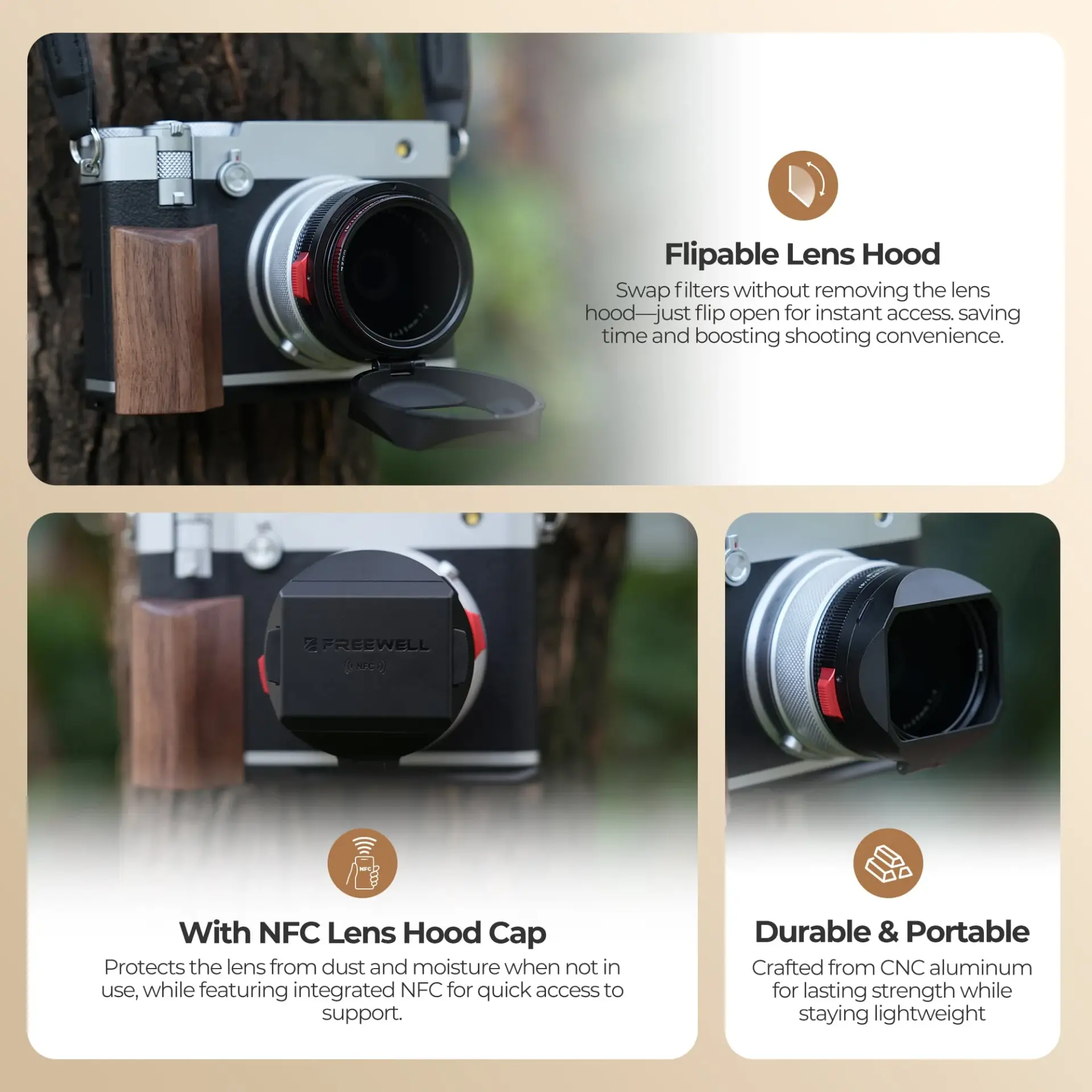 Freewell Fuji GFX100RF Real Lens Hood