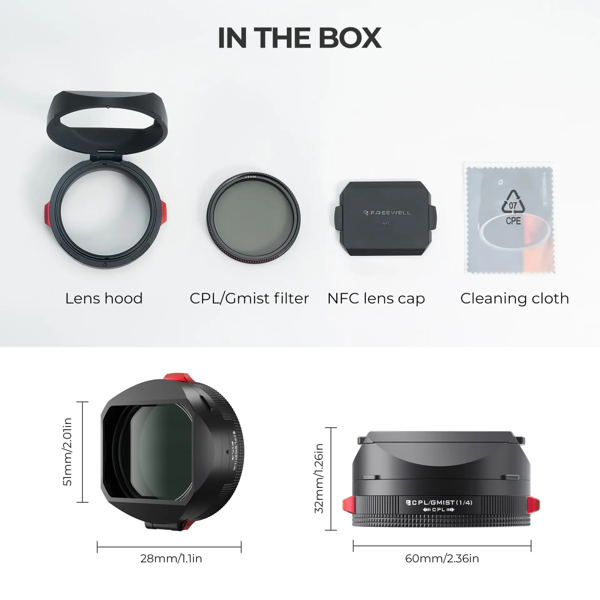 Freewell Fuji GFX100RF Real Lens Hood - Thumbnail