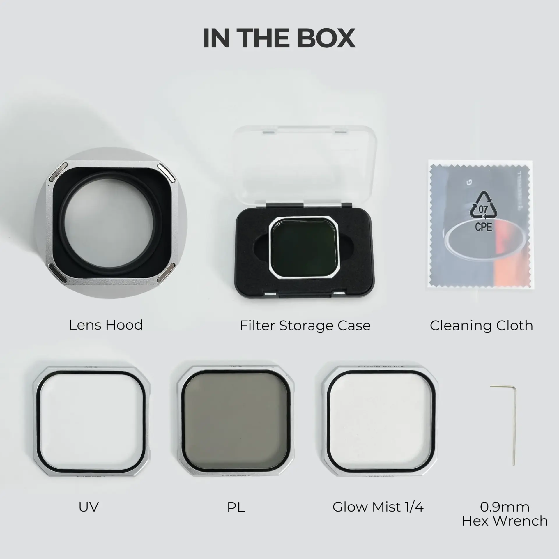 Freewell - Freewell Fuji X-E5 Lens Hood (XF23mmF2.8) Gri (1)