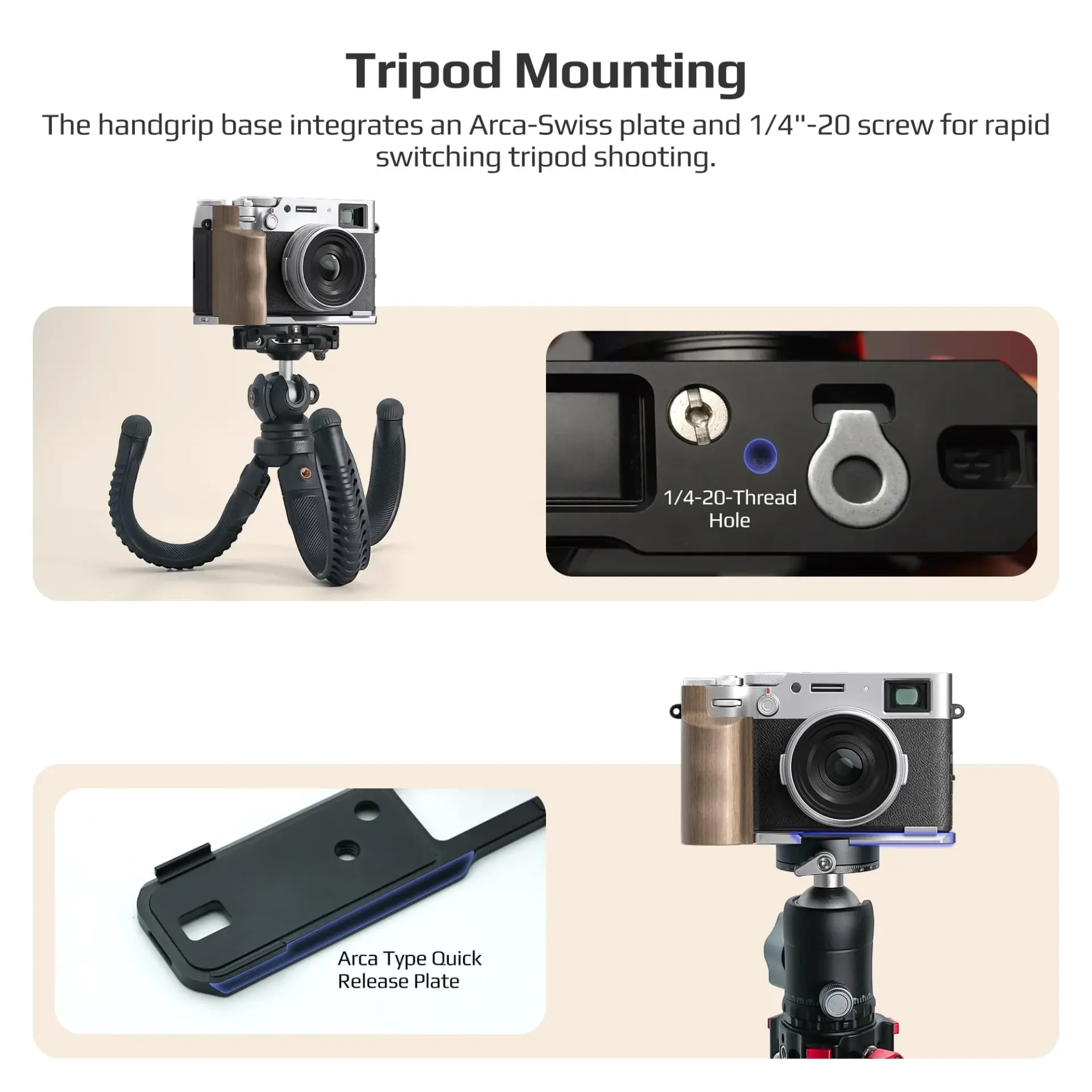 Freewell Fuji X100VI L Bracket Premium Grip - Thumbnail