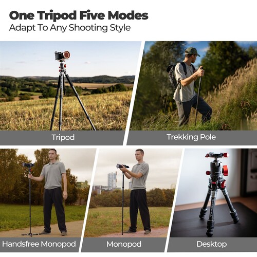 Freewell FW-T2 Çok Fonksiyonlu 5 in 1 Tripod