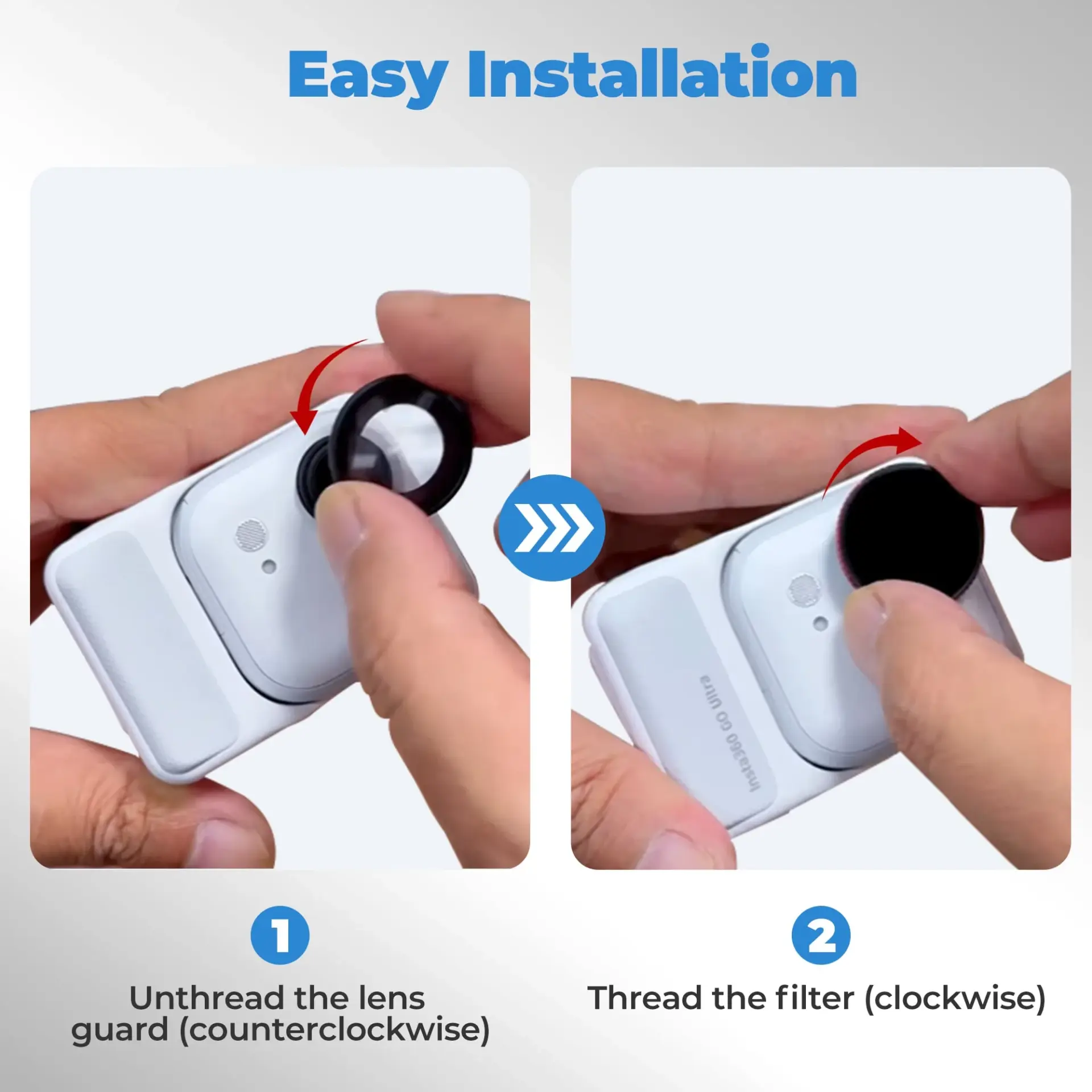 Freewell Insta360 GO Ultra Black Glow Mist 1/4 Filter - Thumbnail