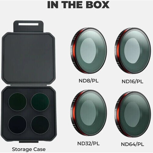 Freewell Insta360 GO Ultra ND/PL Filters 4Pack - Bright Day