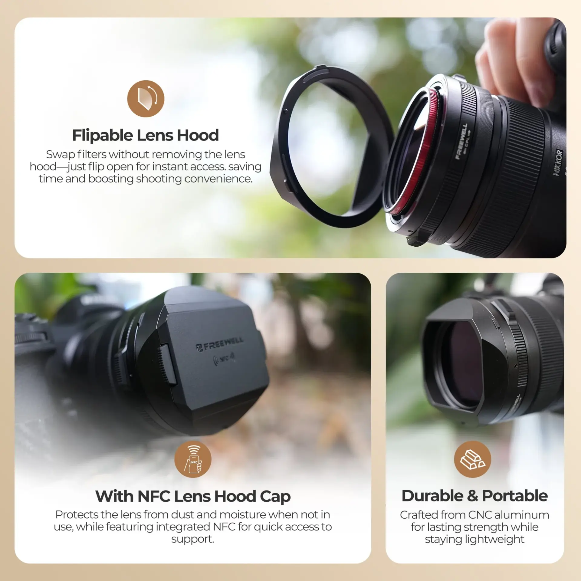 Freewell Nikkor Z 40mm F/2 Real Lens Hood