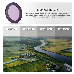Freewell - Freewell Osmo Action Hybrid ND/PL Filtre Seti (1) Freewell - Freewell Osmo Action Hybrid ND/PL Filtre Seti (1)