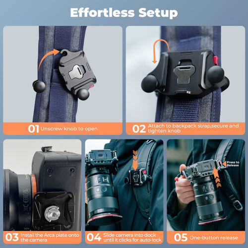 Freewell Sırt Çantası Quick Release Bağlantı Aparatı