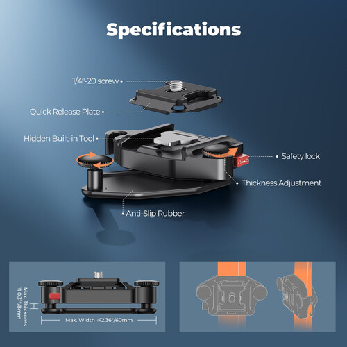 Freewell Sırt Çantası Quick Release Bağlantı Aparatı