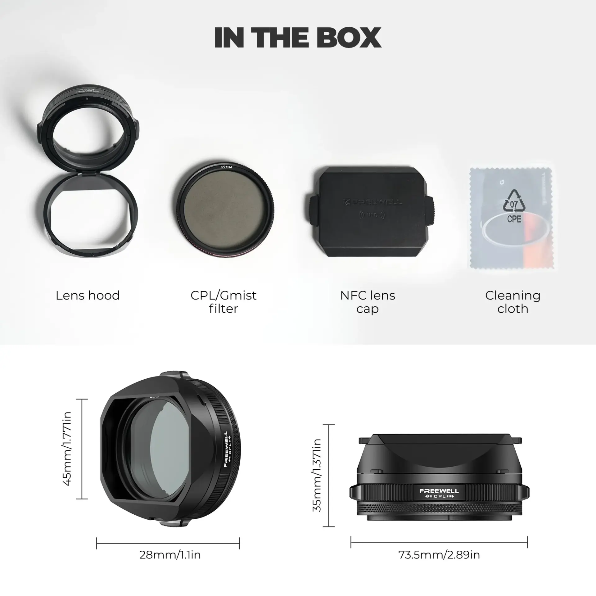 Freewell Sony RX1R III The Real Lens Hood - Thumbnail