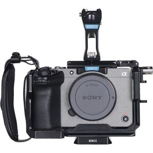 Full Camera Cage KIT for SONY FX3/FX30 With Top Handle - Black - Thumbnail