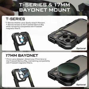 Genius Smartphone Rig Cage for iPhone 15 Pro Max - Thumbnail