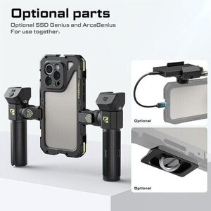 Genius Smartphone Rig Cage for iPhone 15 Pro Max - Thumbnail