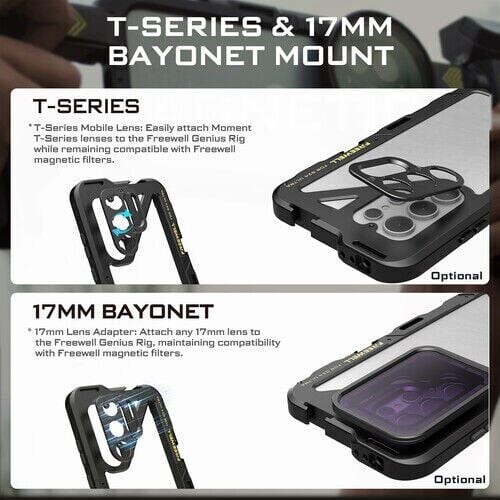 Genius Smartphone Rig Cage for Samsung S24 Ultra