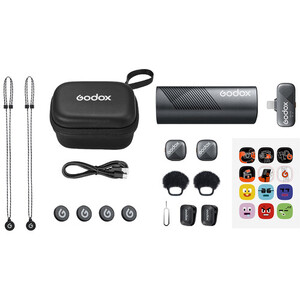 Godox Cube-S Kit 2 İkili Mikrofon Kiti (Lightning) - Thumbnail