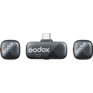 Godox Cube-S Kit 2 İkili Mikrofon Kiti (Type-C) - Thumbnail