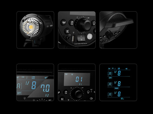Godox DP800 III V / DP400 III V 4'lü Paraflaş Kit (LED Model Lambalı)