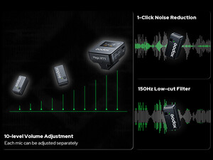 Godox Magic XT1 Yaka Mikrofonu (Type-C/Lightning Uyumlu) - Thumbnail