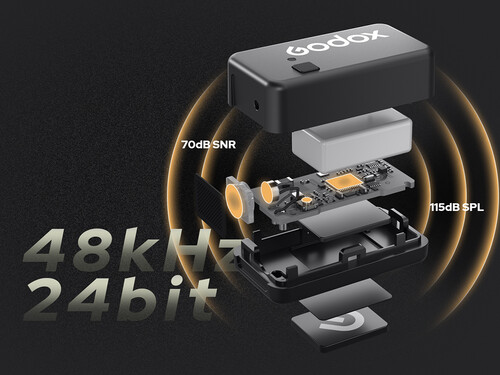 Godox Magic XT1 Yaka Mikrofonu (Type-C/Lightning Uyumlu)