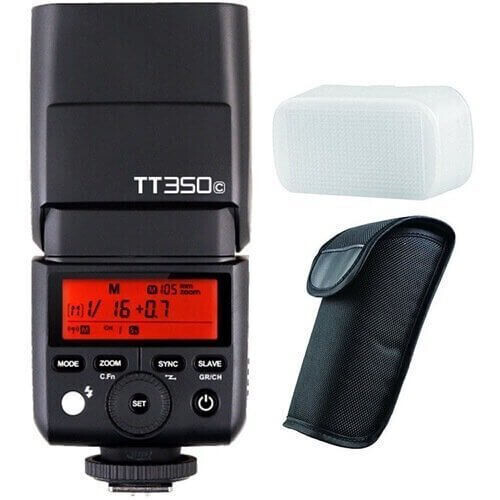 Godox TT350 C Kıt (Canon TTL Uyumlu Flaş)