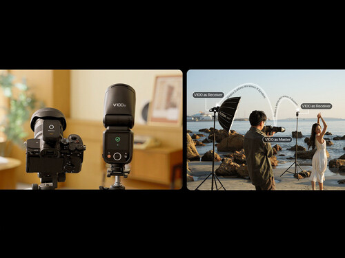 Godox V100 Yuvarlak Kafa Flaşı (FujiFilm)