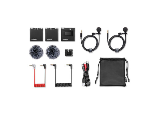 Godox VIRSO Sony Uyumlu M2 Kablosuz İkili Mikrofon Kiti