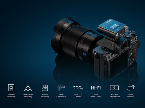 Godox VIRSO Sony Uyumlu M2 Kablosuz İkili Mikrofon Kiti